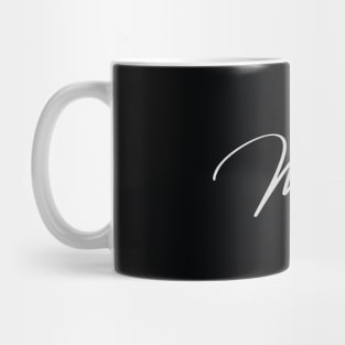 I Love Math Typography - Text Design Mug